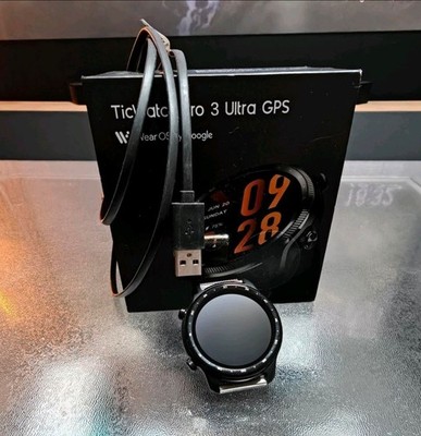Mobvoi TicWatch Pro 3 Ultra GPS Smartwatch Wear OS Schwarz Android iOS
