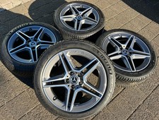ORIGINAL 18" ALU WINTERR&Auml;DER AMG MERCEDES C-KLASSE W205 A2054019500 A2054019600
