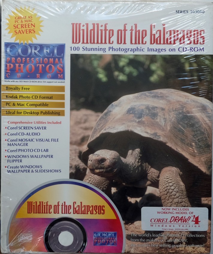 Corel Wildlife of Galapagos CD photo libre de droits pour infographiste PC