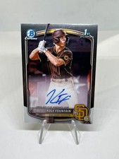 Kale Fountain 2025 Bowman Chrome Auto Padres Card #CPA-KFO