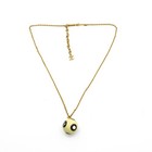 Vintage Chanel 2002 CC Black Ivory Ball Pendant 19in Necklace With Box #M1542-2 — photo 6