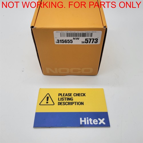 NOCO Lithium NLP9: Ultra-Light 12V Lithium Powersport Battery -NOT WORKING-