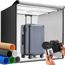 Photo Light Box 24x24 inch Portable Shooting Tent Kit Professional Dimmable