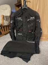 RST Adventure Jacket and Trousers Black Size UK40