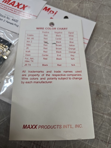 Maxx Jr, Hitec/air Z Female Kit 5 Paks high Quality Connectors - Picture 4 of 4