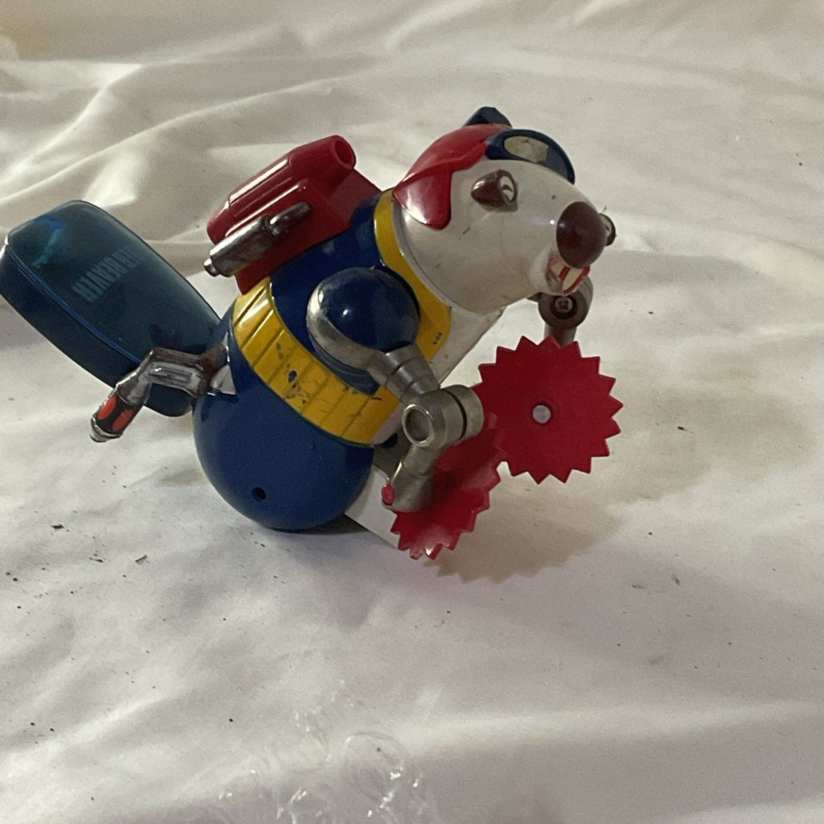 ペーター　ジャスミン　ミッチェル　ロボ　ジャック　ビンタ Zendaman Beaver Robot Parts Metal Plastic Toy VTG | eBay