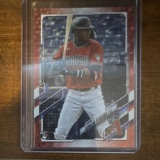 Topps Update Series Geraldo Perdomo #US268 Red Foil Rookie /199 Baseball Card