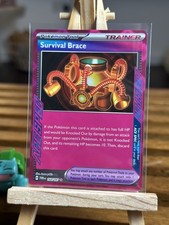 Pokémon TCG Twilight Masquerade Survival Brace 164/167, NM Condition