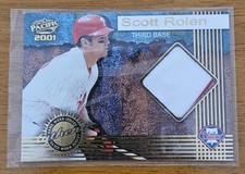 2001 PACIFIC MLB BASEBALL SCOTT ROLEN #5 GAME-WORN JERSEY RELIC PHILLIES HOF
