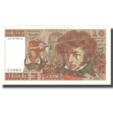 [#805681] France, 10 Francs, Berlioz, 1975, 1975-12-04, UNC, Fayette:63.15, KM:1