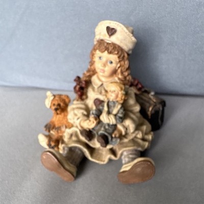 Boyds Dollstone Yesterday s Child Katherine w/ Amanda & Edmund 1995 Resin