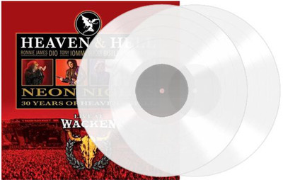 Heaven & Hell f. Dio - Neon Nights Live at Wacken 2009 Clear 2 Vinyl LP 180G NEU