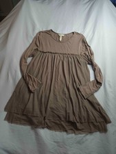 Matilda Jane Tunic Top Womens M Brown Babydol...