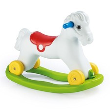 Dolu Rocking Horse 2 in 1 Toddlers Ride On Toy  Removable Sled Open Box 