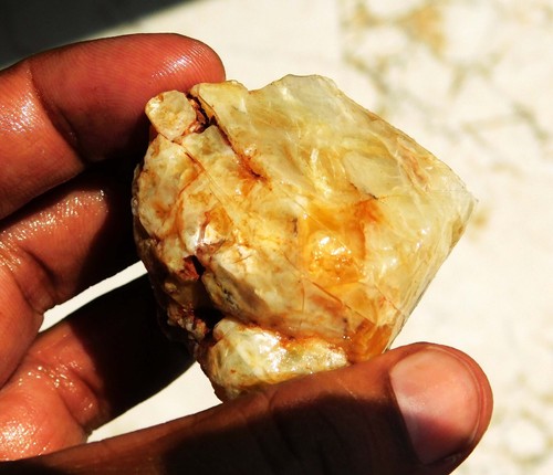 Certified Natural 436.10 Ct Australian Yellow Opal Raw Rough Loose Gemstone - Picture 4 of 9