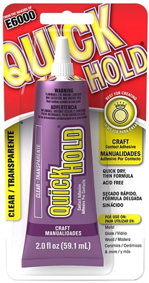 ECLECTIC E6000 Quick Hold Adhesive-2oz - 3 Pack