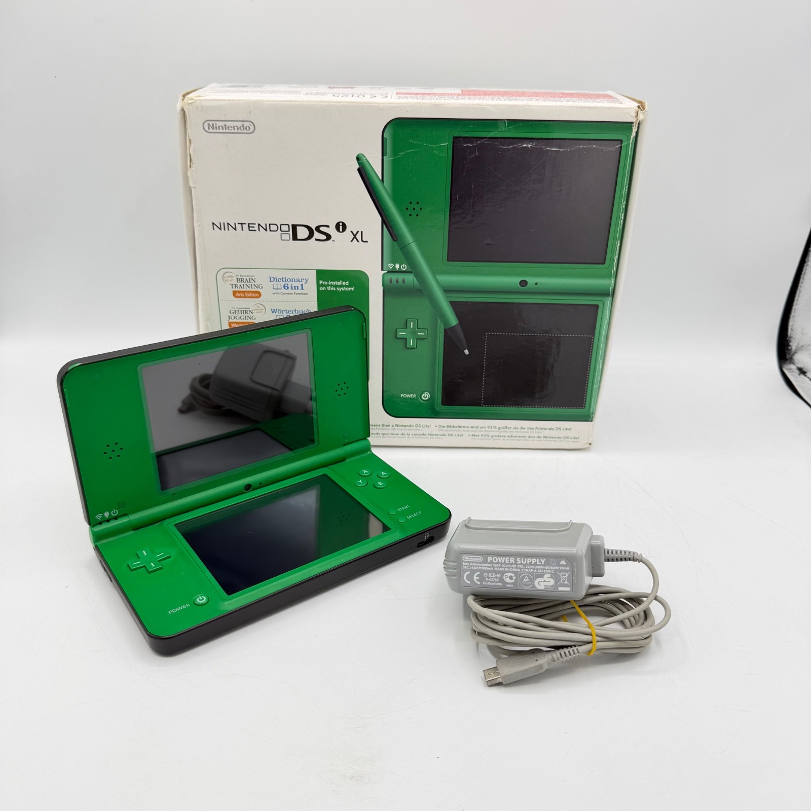 Console Nintendo DSi XL verde  con box e Caricatore