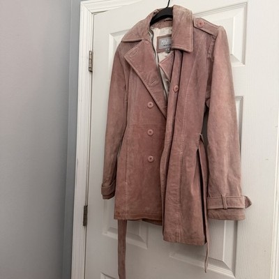 Vintage Wilson's Leather Maxima Jacket Womens Large Peach Pink Genuine Leather