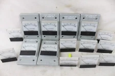 15 Used 0-30 Amperes Panel Meter Gauge Amperemeter AC DC 0-1 Ammeter Lot
