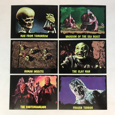 The OUTER LIMITS (DuoCards 1997) Complete ''CASE TOPPER'' Chase Card Set (D1-D6)