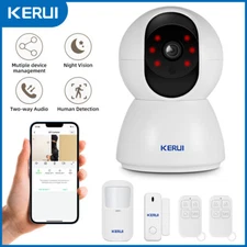 KERUI 3MP Alarm & Camera 2 in 1 Home Security Multifunction Camera Alarm System