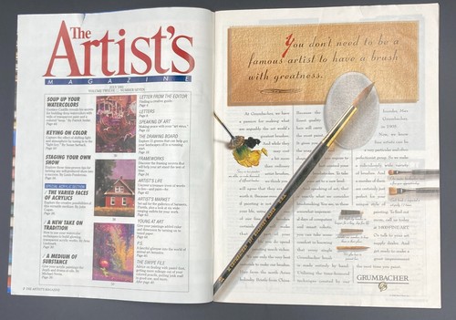 The Artist's Magazine July 1995. Acrylics Special, Building Deep Watercolors - Picture 2 of 3
