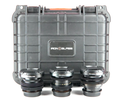 37 58 85 Soviet Vintage Lens Set EF mount & Metal Gears Cine Modded Full Frame