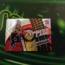 2021-22 Panini Donruss Optic - Express Lane Red Wave Prizm #1 Ja Morant