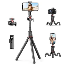 Fotopro Flexible Phone Tripod, Mini Camera Tripod with Wireless Rem... Fast Ship