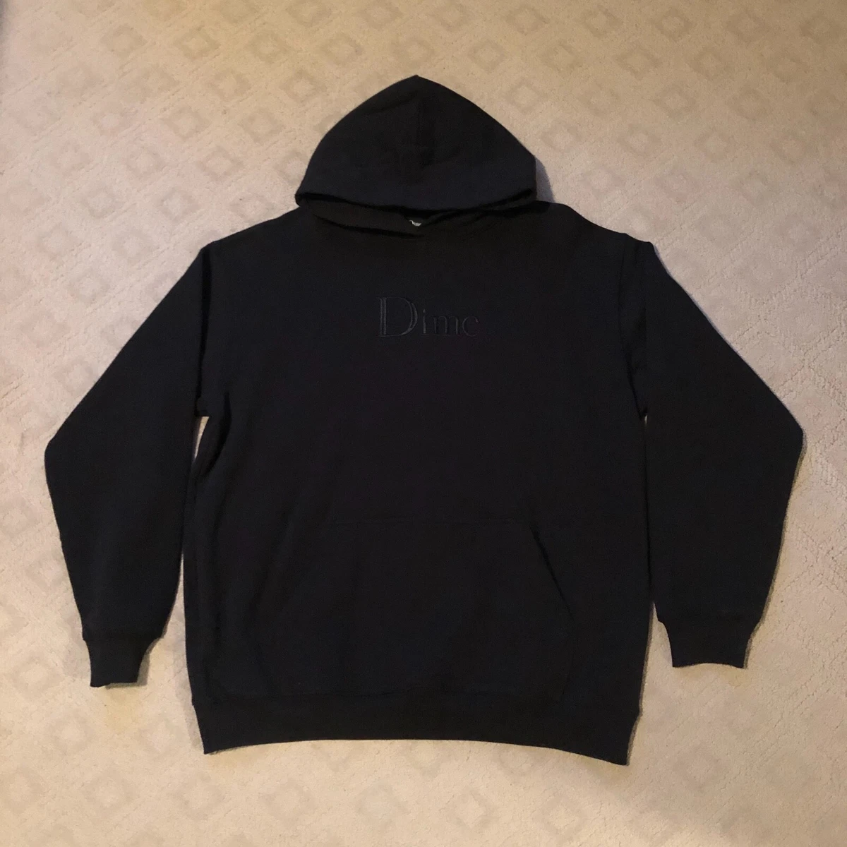 【完売品】Dime Montreal script hoodie black L