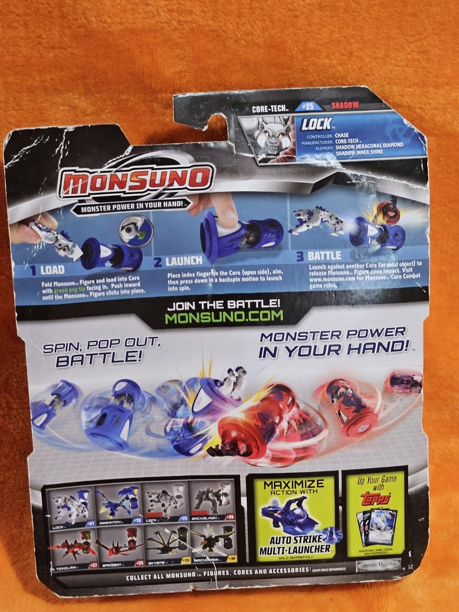2012 Monsuno Shadow Edition LOCK Figure - New & Factory Sealed