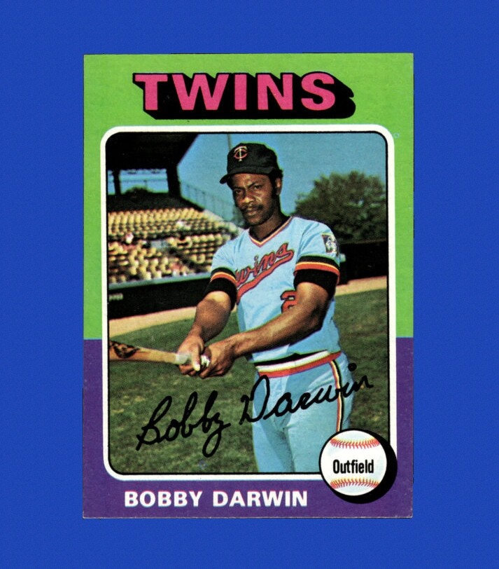 1975 Topps Mini Set-Break #346 Bobby Darwin NM-MT OR BETTER *GMCARDS*