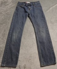 Levi's 511 Slim Pants Boy's 14 Reg Blue Denim Straight Medium Wash Casual 