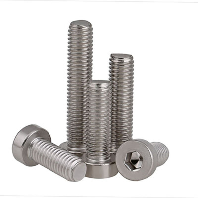 A2 Stainless Steel M3/M4/M5/M6/M8/M10 Hex Socket Screws Thin Head Bolts DIN 7984