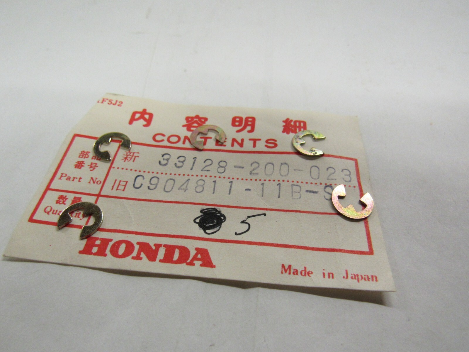 NOS Honda CA160 CA72 CA77 CB92 CL125 SS125 Headlight Holder Clip 33128