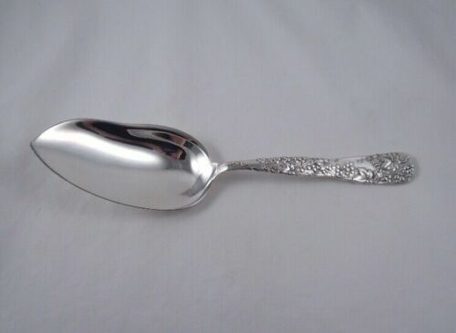 TIFFANY VINE STERLING SILVER FISH SERVING KNIFE GRAPE MOTIF FRENCH IMPORT MARK - Picture 1 of 6