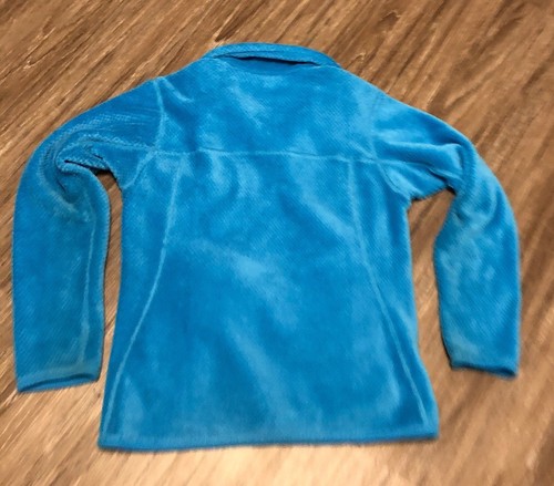 GIACCA MAGLIONE DONNA PATAGONIA Synchilla bottoni a pressione blu pile XSmall - Foto 4 di 4