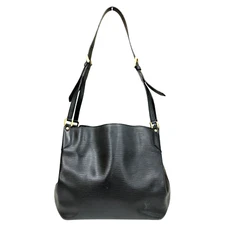 Auth Louis Vuitton Mandala MM Shoulder Bag Epi Noir M58892 FL0045