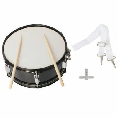 14"x5.5" Snare Drum Professional Marching Percussion Band w/Drum Stick+Strap Set