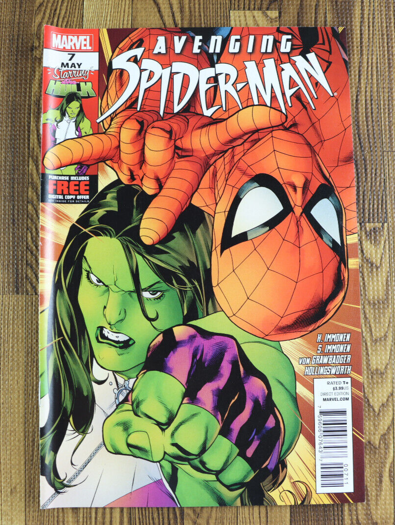 2012 Marvel Comics Avenging Spider-Man #7 SHE HULK Appearance VG
