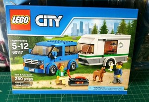 lego city van and caravan