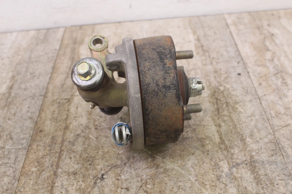 Yamaha Breeze 125 1992 husillo delantero izquierdo/nudillo con conjunto de freno Foto 3 de 4