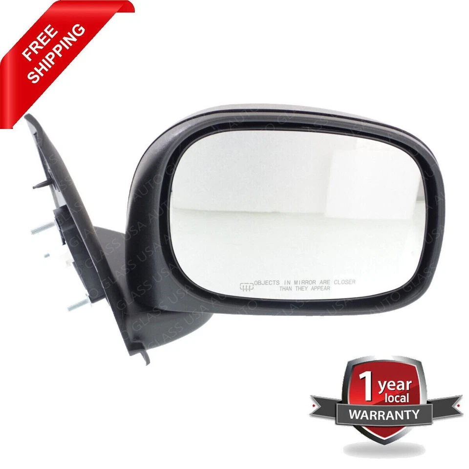 Espejo retrovisor negro texturizado lado del pasajero para Dodge Ram 2500 1500 3500 2002-2009 Foto 2 de 4