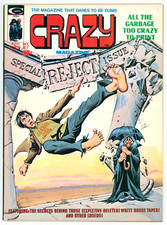 CRAZY #7 VF- 7.5 RICHARD NIXON NICK CARDY MIKE PLOOG KUNG FU MAGAZINE 1974