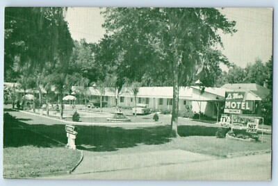 #ad c1940 Ocala Florida FL Vintage Postcard Le Mar Motel Silver Springs Boulevard $14.98