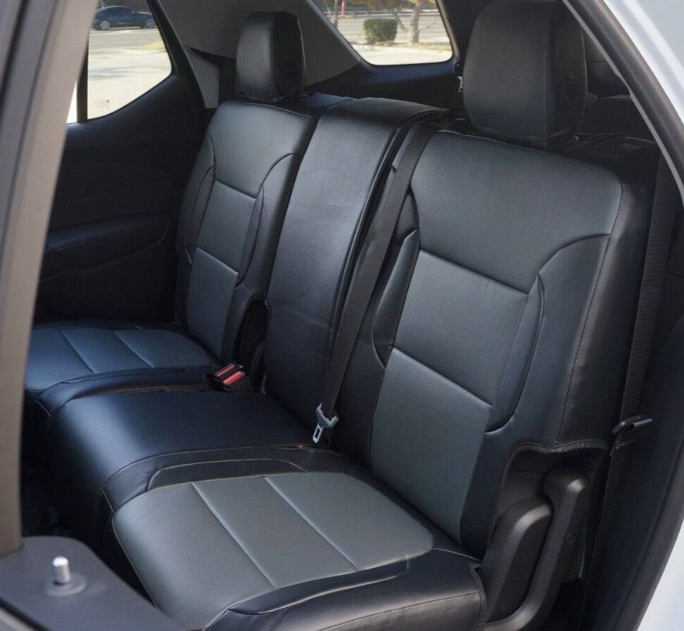 IGGEE S.LEATHER CUSTOM FIT SEAT COVERS FOR CHEVY SILVERADO 1999-2006 13