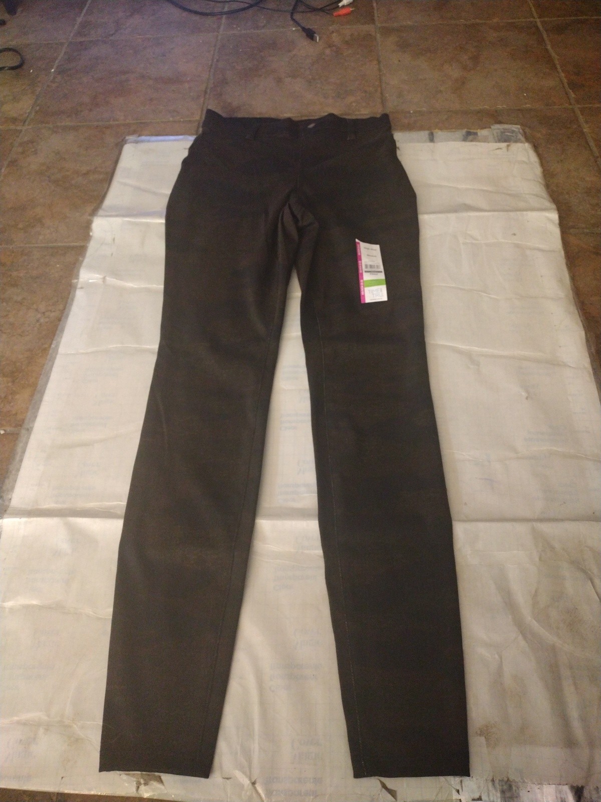 Women's Time and Tru High Rise Stretch Jeggings Size XS 0-2 Fitted NWT