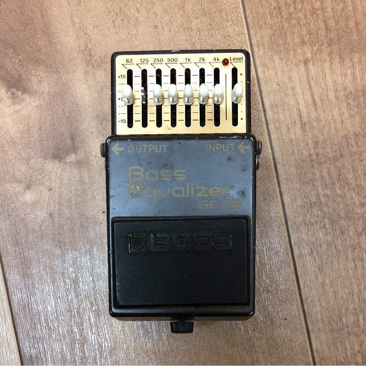 USED BOSS GE-7B EQUALIZER ELECTRIC BASS GUITAR EFFECT PEDAL