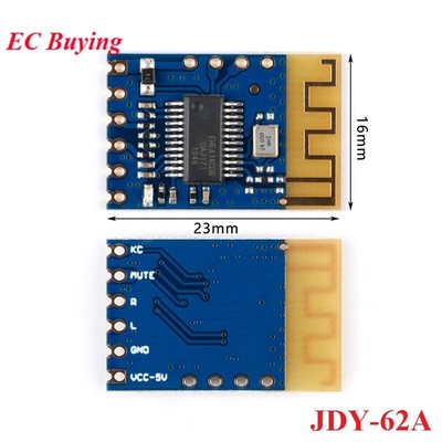 JDY-62A Mini Bluetooth-compatible BLE 5.0 Stereo Audio Wireless Module Board