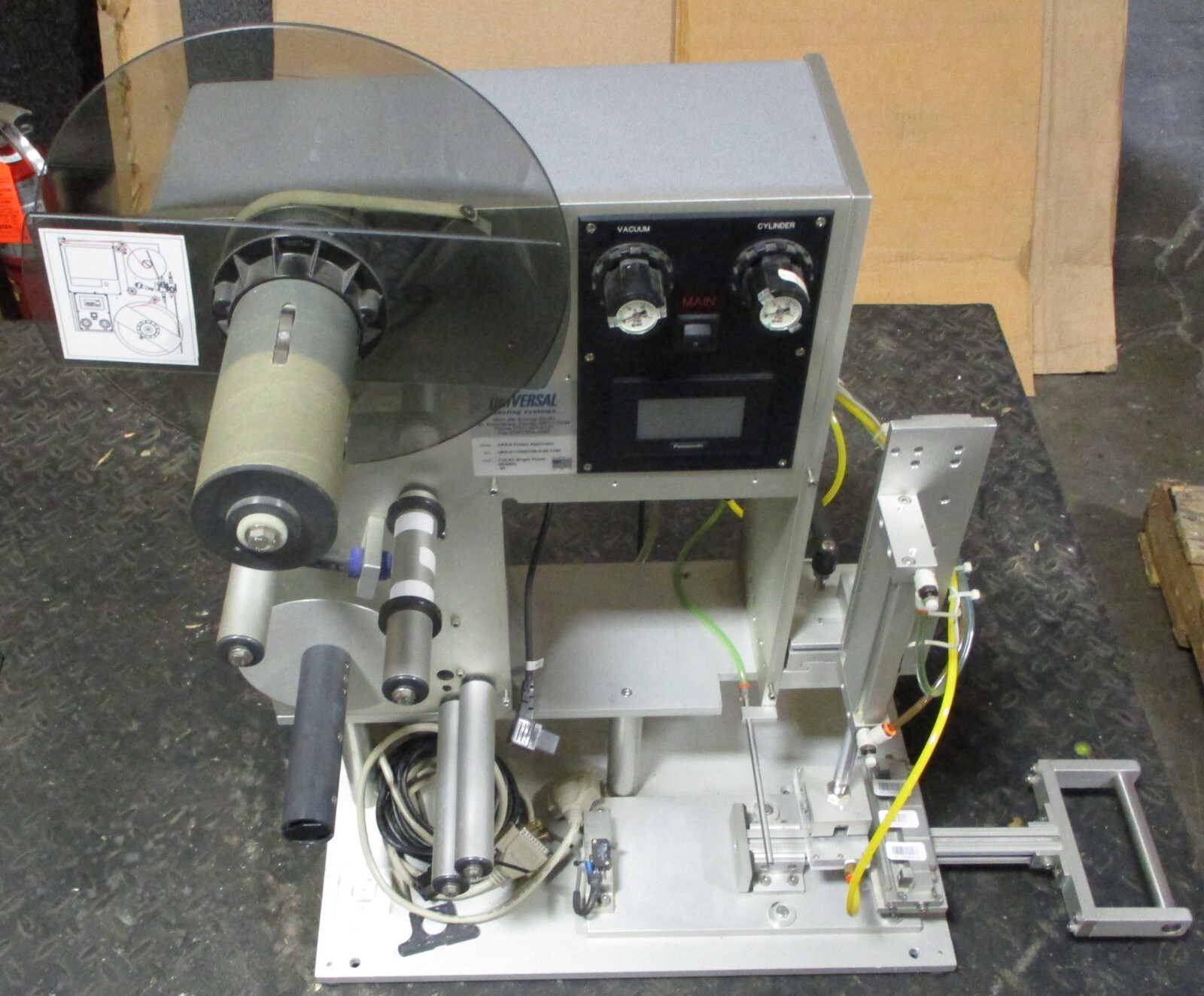 Universal UPA-II Label Printer Applicator 110V AC 1-Phase 3A 50/60Hz